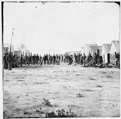 3583 - Petersburg, Virginia (vicinity). Playing ball. Camp of 13th New Heavy Artillery