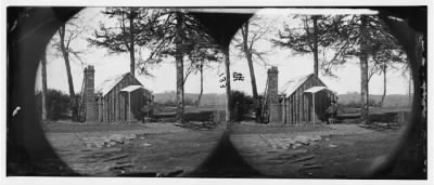 Thumbnail for 3682 - [Brandy Station, Virginia]. Specimen of officers quarters. Army of the Potomac