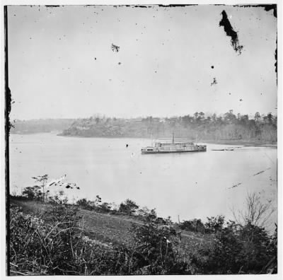 3749 - Appomattox River, Virginia. Boat on the Appomattox River