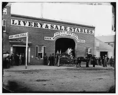 Thumbnail for 4005 - Washington, District of Columbia. John C. Howard's stable on G Street between 6th and 7th (where John H. Surratt kept horses before leaving town on April 1, 1865)