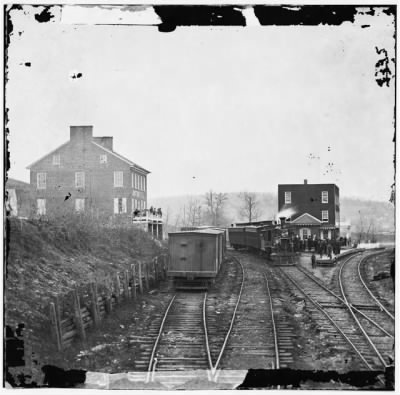 4082 - Hanover Junction, Pa. Passenger train at depot