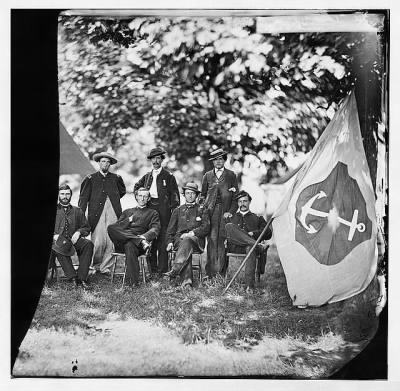 4370 - [Washington, District of Columbia (vicinity)]. Gen. William F. Bartlett and staff