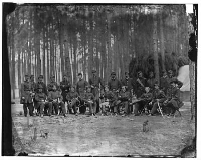 Thumbnail for 4403 - [Petersburg, Virginia]. Officers of 114th Pennsylvania Infantry