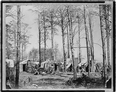 4654 - Headquarters Army of Potomac - Brandy Station, April 1864--Camp of Telegraph Corps