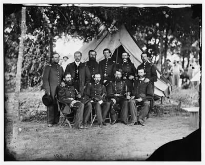 Thumbnail for 4710 - [Washington, District of Columbia]. Gen. Jefferson C. Davis and staff