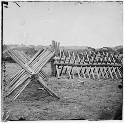 Thumbnail for 4729 - Petersburg, Va. Sections of chevaux-de-frise before Confederate main works