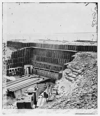 4730 - Charleston, South Carolina. Interior view of Fort Sumter