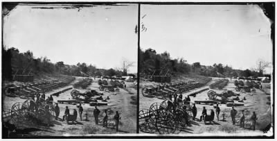 Thumbnail for 4736 - Broadway Landing, Appomattox River, Virginia. Park of artillery