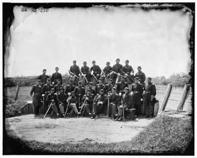 Thumbnail for 4760 - [Gettysburg], [Pennsylvania]. Officers of 50th Regiment Pennsylvania Infantry