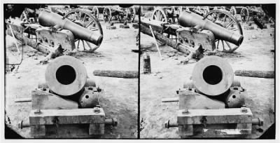 Thumbnail for 4767 - Broadway Landing, Appomattox River, Virginia. View of mortar and artillery