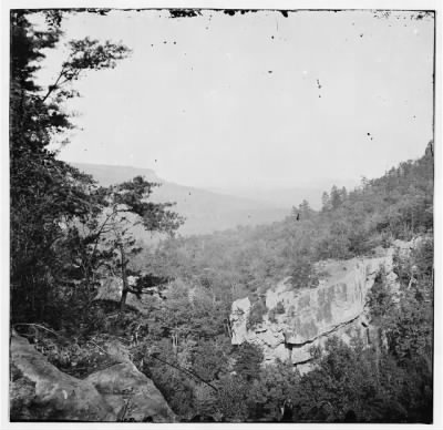 4864 - Chattanooga, Tennessee (vicinity). View from Lookout Mountain