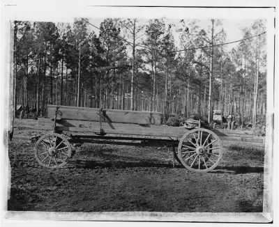 4872 - Rappahannock Station, Virginia. Canvas pontoon wagon, 50th New York Engineers