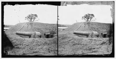 Thumbnail for 5199 - Dutch Gap Canal, James River, Virginia. Confederate battery on James River above Dutch Gap Canal