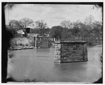 Thumbnail for 5250 - Richmond, Virginia. Ruins of Richmond and Danville Railroad Bridge