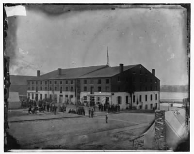 5257 - Richmond, Va. Front and side view of Libby Prison