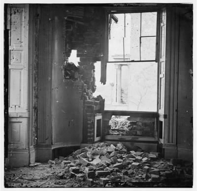 5299 - Petersburg, Virginia. Interior of colonial mansion on Bollingbrook street