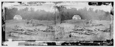 Thumbnail for 5301 - Antietam, Maryland. Field where Sumner's corps charged. Bodies of Confederate in front of the Dunker church