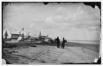 Thumbnail for 5336 - Morris Island, South Carolina. Unidentified camp