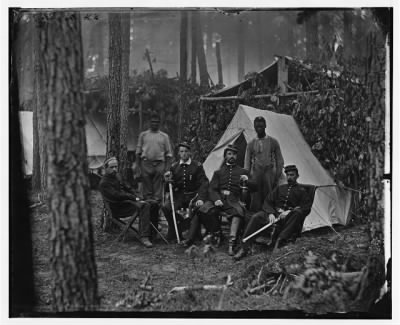 5338 - Petersburg, Virginia. Officers of 114th Pennsylvania Infantry