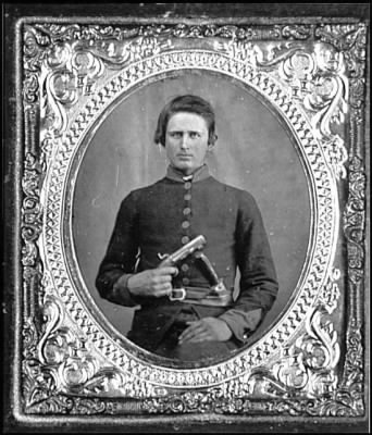 5356 - Portrait of Pvt. Robert Patterson, Company D, 12th Tennessee Infantry, C.S.A.