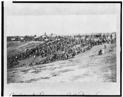 5381 - Confederate prisoners at Belle Plain Landing, Va., captured with Johnson's Division, May 12, 1864