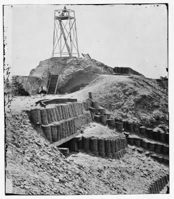 5415 - Charleston, South Carolina. Beacon on parapet of Fort Sumter