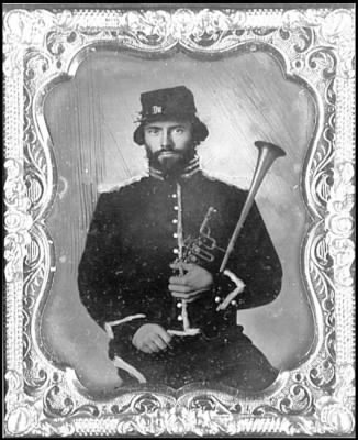 Thumbnail for 5421 - Portrait of a musician, 2d Regulars, U.S. Cavalry