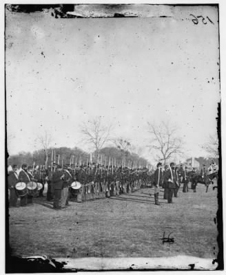 5424 - Beaufort, S.C. 50th Pennsylvania Infantry in parade formation