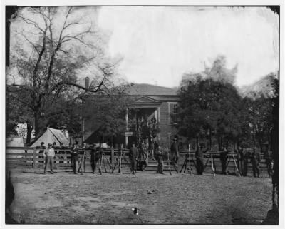 Thumbnail for 5496 - Appomattox Court House, Va. Federal soldiers at the courthouse