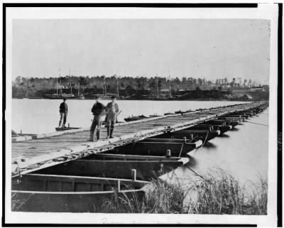 5579 - Pontoon across Appomattox creek