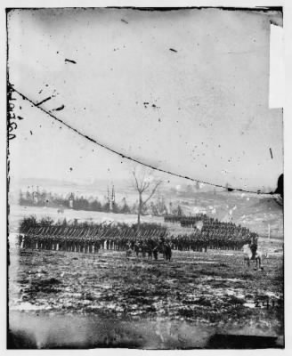 Thumbnail for 5644 - Miners Hill, Virginia. Review of 17th New York Inf. (vicinity, Falls Church) (Westchester Chosseurs)