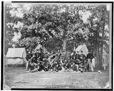 5723 - Officers of U.S. horse artillery brigade, near Culpeper, Va., September, 1863