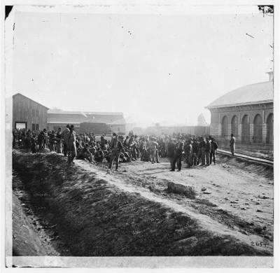 Thumbnail for 5959 - Chattanooga, Tenn. Confederate prisoners at railroad depot