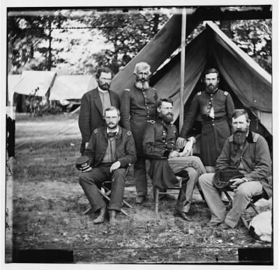 Thumbnail for 5977 - Fair Oaks, Va., vicinity. Gen. George Stoneman and staff