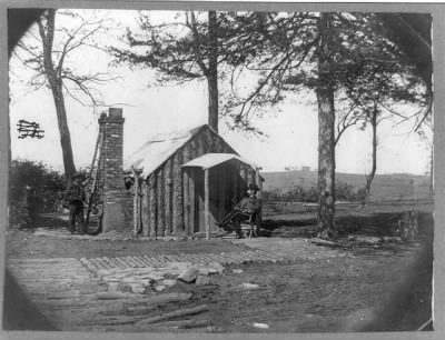 Thumbnail for 5995 - Officers' winter quarters, Army of Potomac, Brandy Station