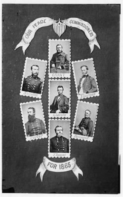 Thumbnail for 6055 - Our Peace Commissioners for 1865: Sheridan, Grant, Sherman, Porter, Lincoln, Farragut, and Thomas