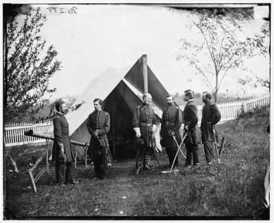 6098 - Culpeper, Virginia. Gen. Marsena R. Patrick and staff