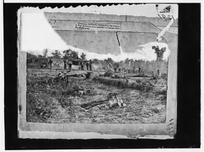 Thumbnail for 6108 - Corinth, Mississippi. Confederate dead in front of Battery Robinette the morning after the attack)