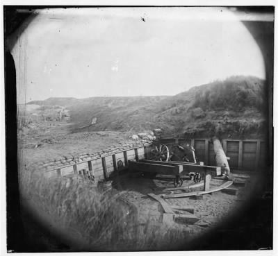 62 - Fort Fisher, North Carolina. Dismounted gun