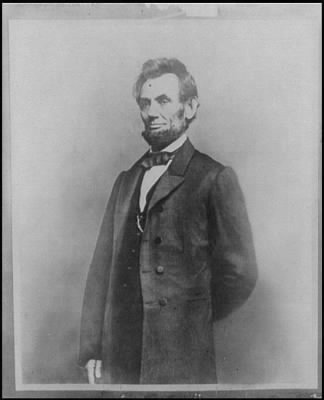 Thumbnail for 6234 - Abraham Lincoln, three-quarter length portrait, standing, facing left