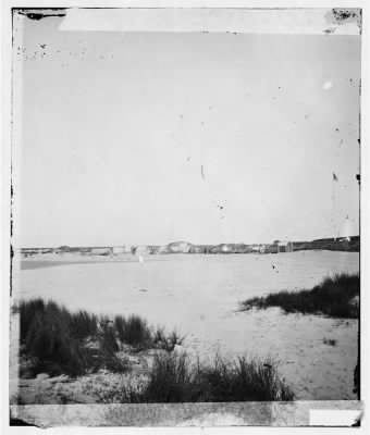 Thumbnail for 630 - Charleston, South Carolina (vicinity). Distance view of fortification on Morris Island