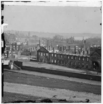 6492 - Richmond, Virginia. Panoramic view of burnt district