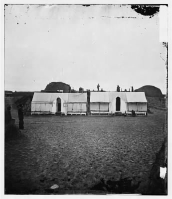 6506 - Morris Island, S.C. Quarters of Federal garrison inside Fort Wagner