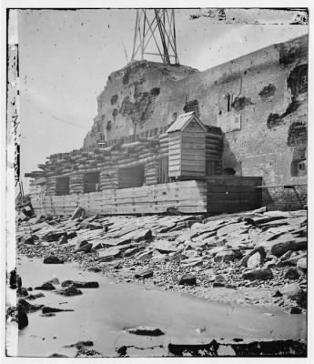 6510 - Charleston, S.C. Palmetto reinforcements on the channel side of Fort Sumter