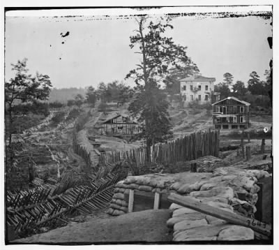 Thumbnail for 6597 - Atlanta, Ga. Confederate palisades and chevaux-de-frise near Potter house