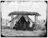 Thumbnail for 6647 - Portrait of Maj. Gen. George G. Meade, officer of the Federal Army, and corps commanders, vicinity of Washington, D.C., June 1865: Horatio G. Wright, John A. Logan, Meade, John G. Parke, Andrew A. Humphreys - Page 1