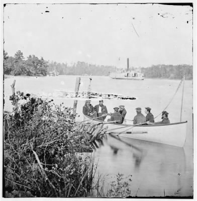 Thumbnail for 6773 - James River, Virginia. Officers and men of COMMODORE PERRY