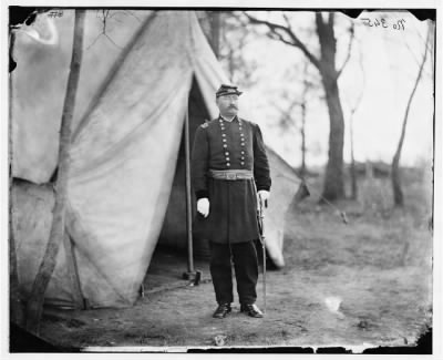 Thumbnail for 6854 - Bealton, Virginia. Gen. William H. French standing in front of tent