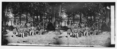 Thumbnail for 725 - Fauquier Sulphur Springs, Virginia. Officers of the 60th New York Volunteers