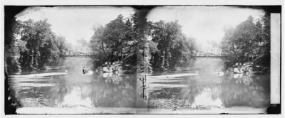 Thumbnail for 760 - Hazel River, Virginia. View of river with bridge in the distance